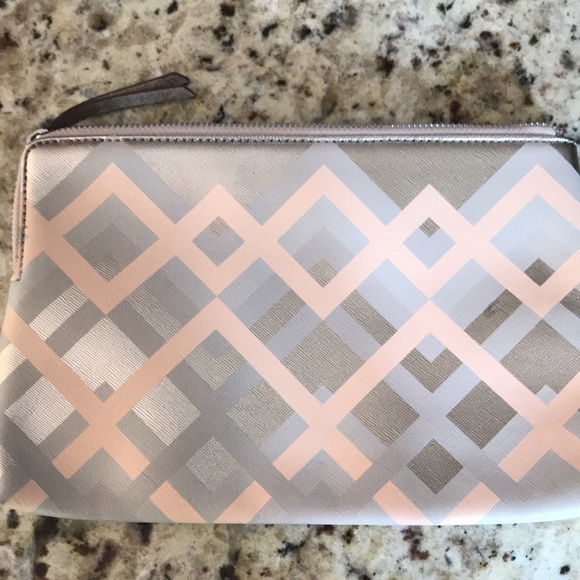 NWOT Stella & Dot geometric pattern clutch pouch - Picture 2 of 7
